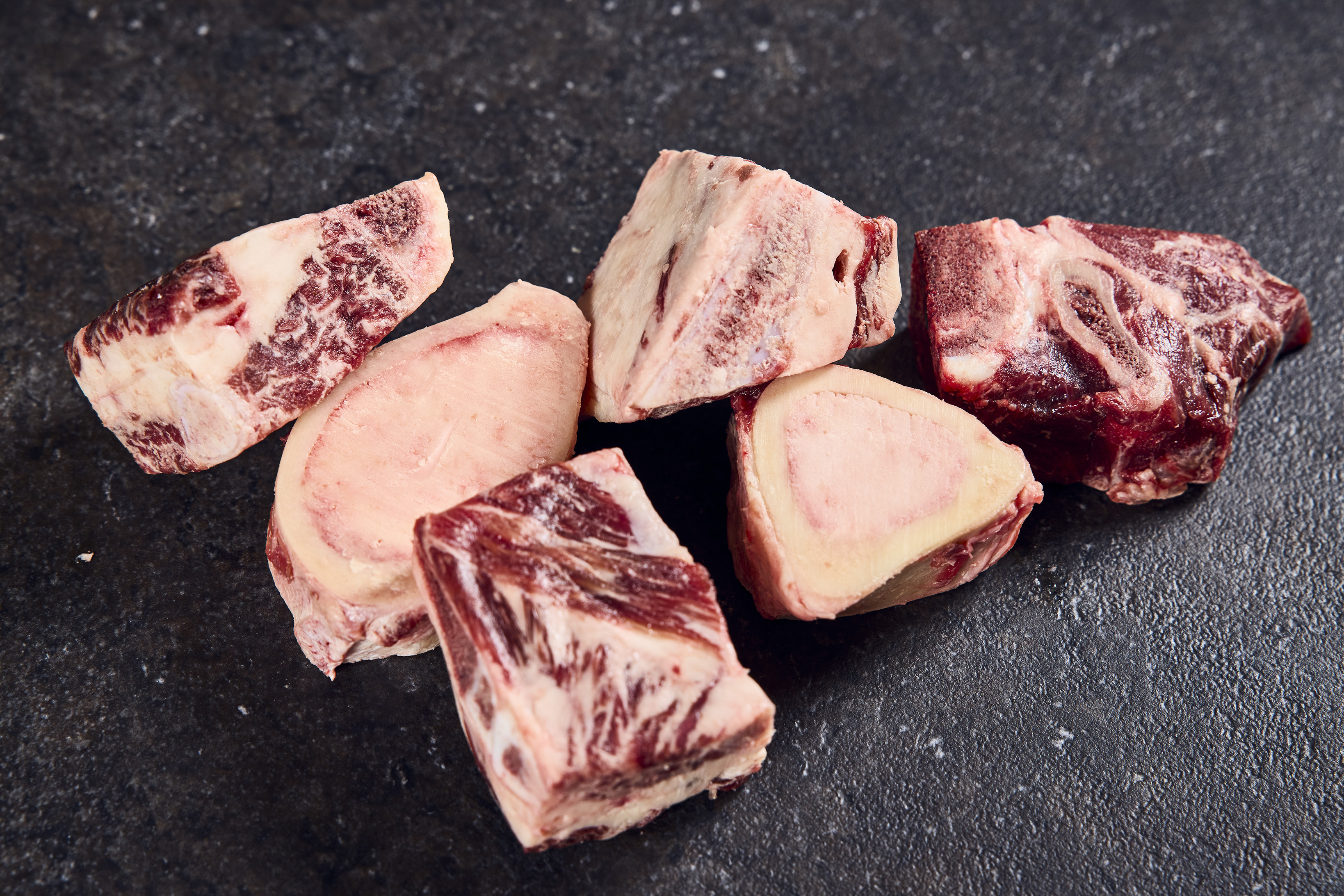 WFB Wagyu Suppenknochen geschnitten
